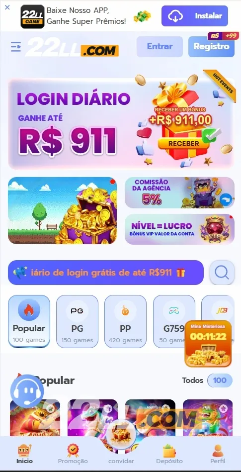 Baixar 22LL APK: Link Oficial, Versão Atualizada, Grátis e 100% Seguro! showcase image 2 - 22LL preview